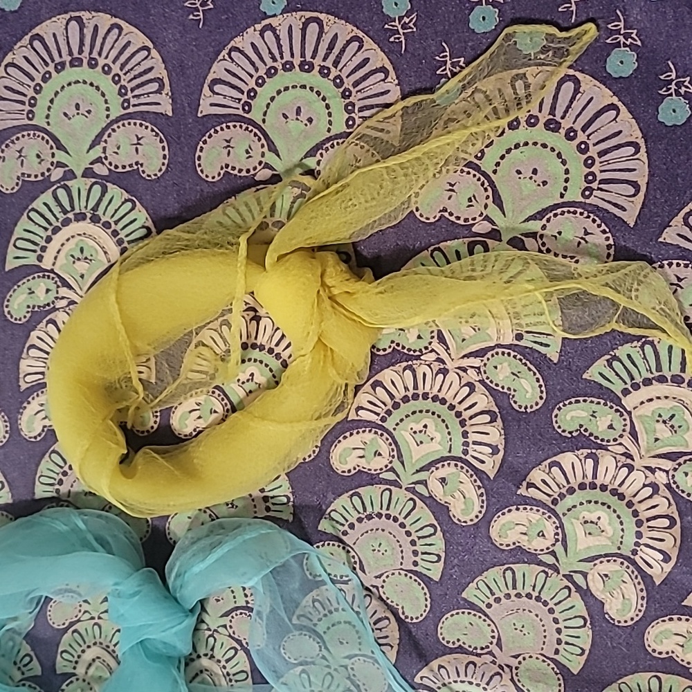 Vintage 1960s Nylon Chenille Scarf Head Wrap Puce!